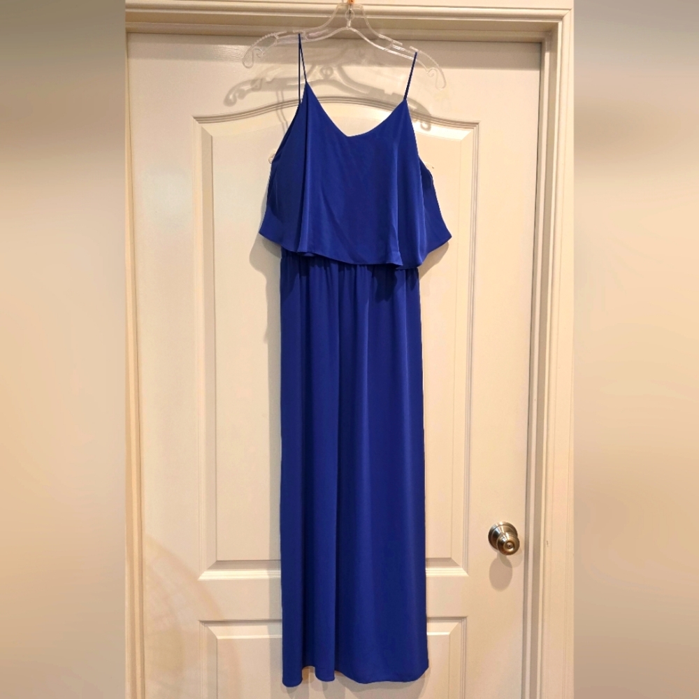 Elegant Blue Maxi Dress